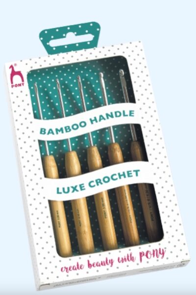 Hakelnadelset mit Bambusgriff