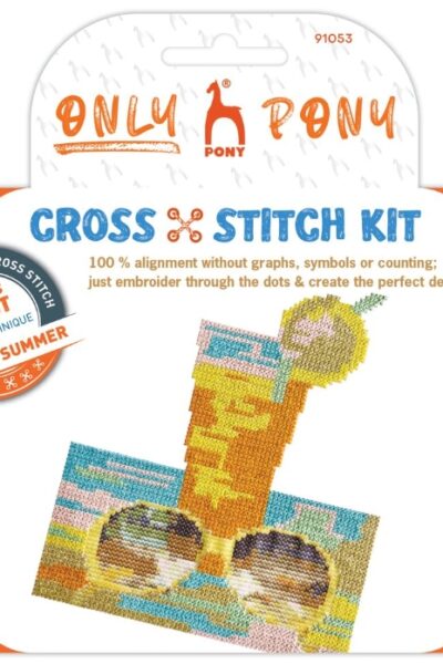 cross-stitch kit - orange summer